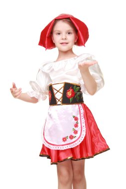 Şirin küçük kız.