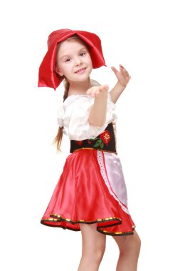 Şirin küçük kız.