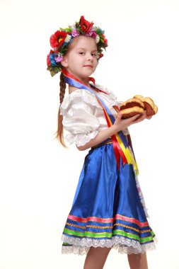 Şirin küçük kız.