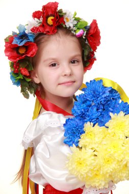 Şirin küçük kız.