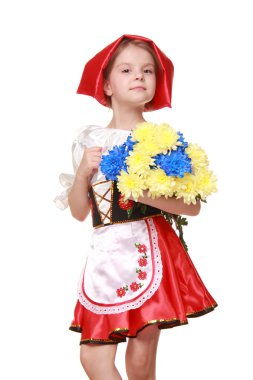 Şirin küçük kız.