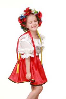 Şirin küçük kız.