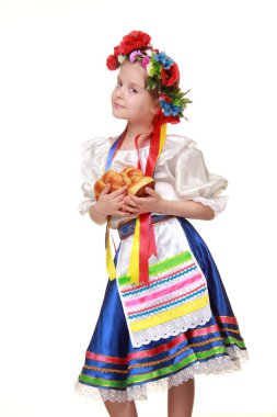 Şirin küçük kız.