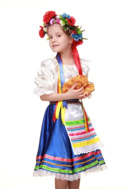 Şirin küçük kız.