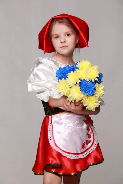 Niedliches kleines Mädchen — Stockfoto