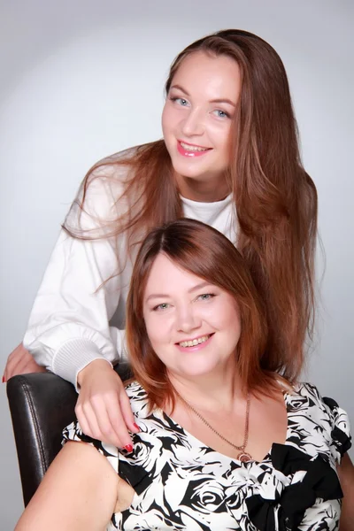 Happy mother with a daughter — Stock Photo, Image