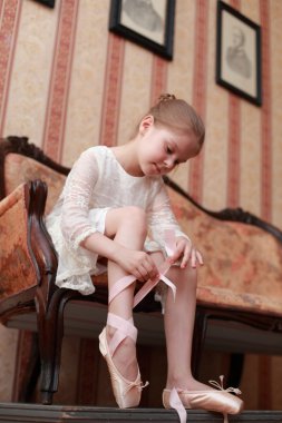 Balerin pointes içinde