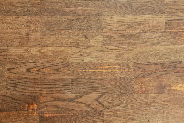 自然オーク材の古い木の床の暗い背景 — ストック写真