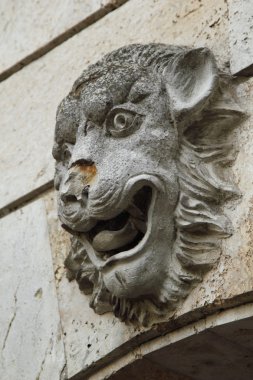 Aslan başı heykeli