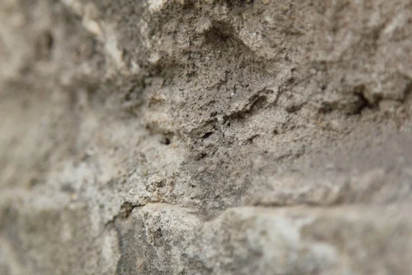 Vieux mur de pierre s'effondre — Photo