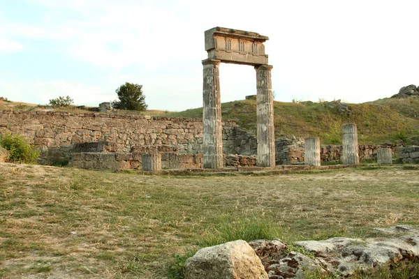 Раскопки древнего города Пантикапеон — стоковое фото