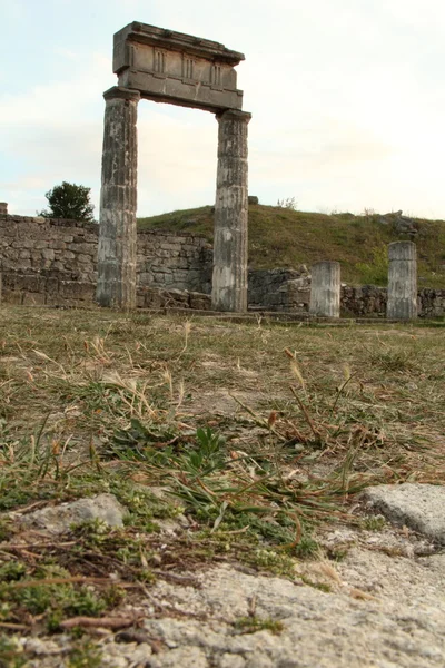 Ruïnes van de oude stad pantikapaion — Stockfoto