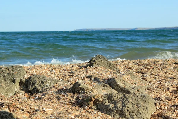 Paisaje marino en un soleado día de verano — Foto de Stock