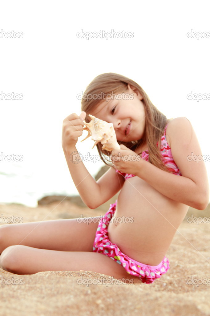 young swimsuit girl