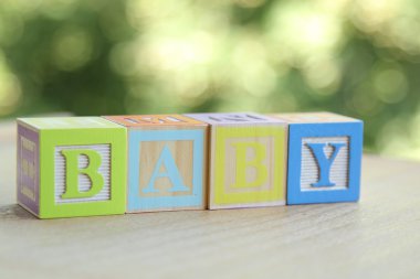 ABC blok. ahşap alfabe blokları