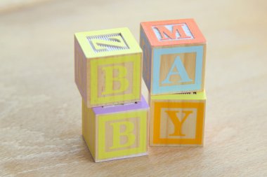ABC blok. ahşap alfabe blokları