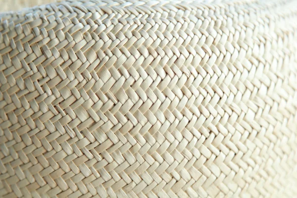 Texture di cappelli di paglia. Struttura di paglia da vicino — Foto Stock