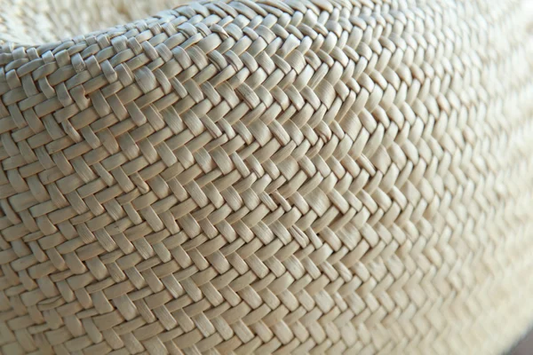 Texture di cappelli di paglia. Struttura di paglia da vicino — Foto Stock