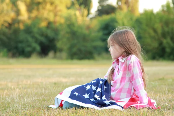 Vackra lilla Amerikan — Stockfoto