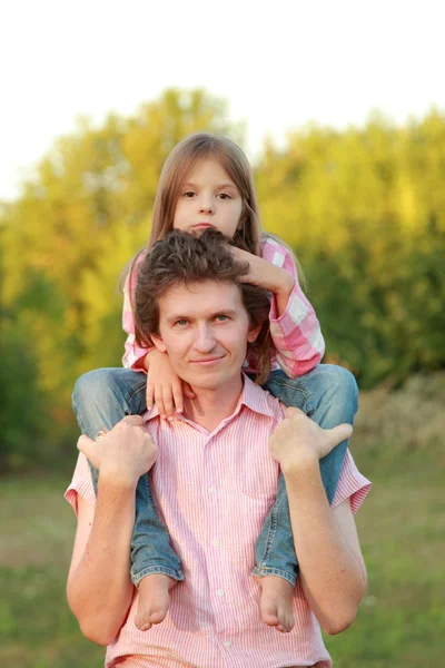 Vater und Tochter — Stockfoto