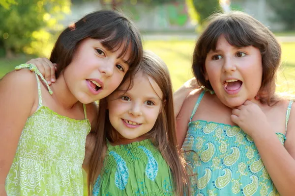 Charming full little girl — Stock Photo, Image