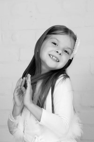 Studio image of little girl — Stock Photo, Image