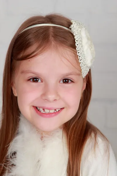 Portrait of a little girl — Stock Photo, Image