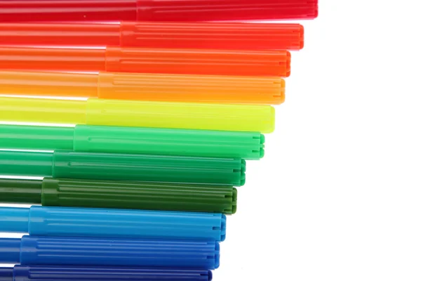 Multicolored felt pens — Stock Photo, Image