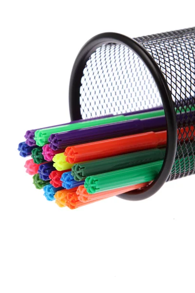 Multicolor felt pens — Stock Photo, Image
