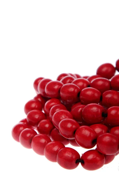 Red beads — Stock Photo, Image