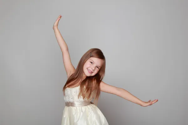 Little girl having fun — Stock Photo, Image