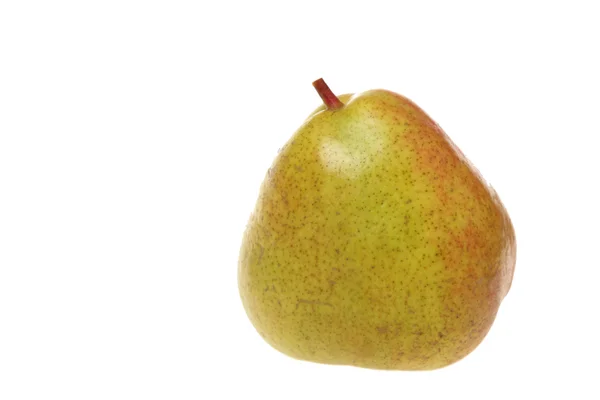 Ripe pear on a white background — Stock Photo, Image