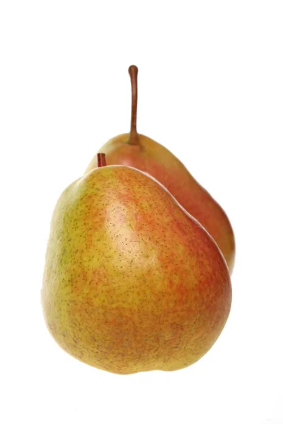 Två päron på mat — Stockfoto
