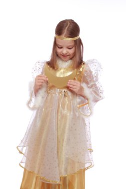 Çocuk çok güzel bir fantezi elbise