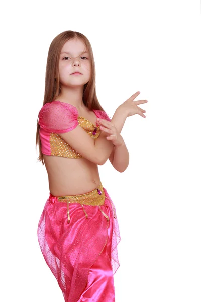 Young belly dancing girl — Stock Photo, Image