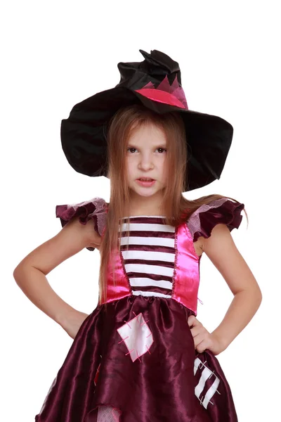 Halloween piccola strega — Foto Stock