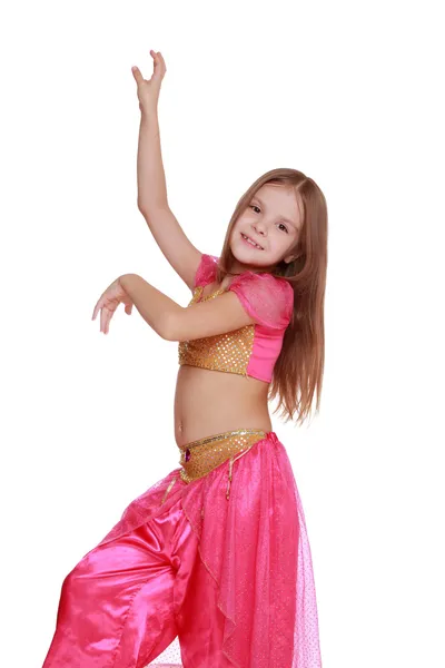 Young belly dancing girl — Stock Photo, Image