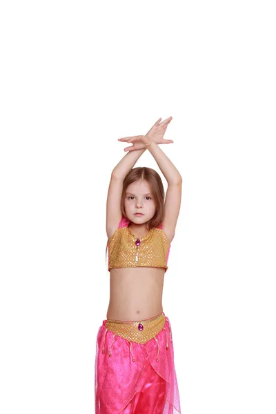 Joven vientre bailando chica — Foto de Stock