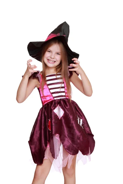 Halloween little witch — Stock Photo, Image