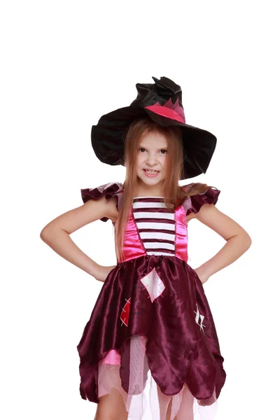 Halloween little witch — Stock Photo, Image