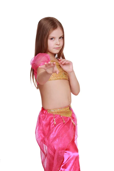 年轻的肚皮跳舞的女孩 — 图库照片