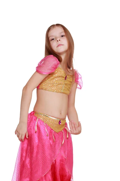 年轻的肚皮跳舞的女孩 — 图库照片