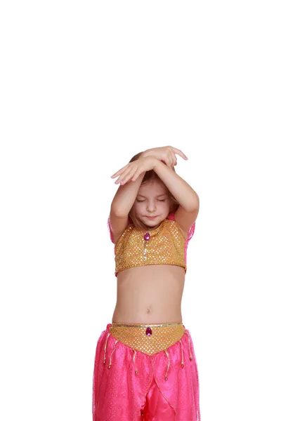 Young belly dancing girl — Stock Photo, Image