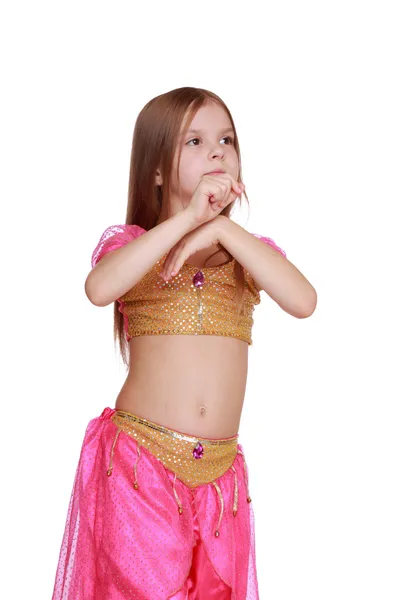 Young belly dancing girl — Stock Photo, Image