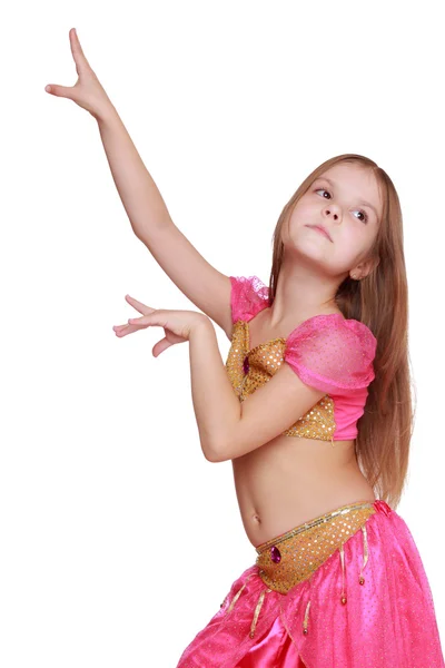 若い腹踊る女の子 — ストック写真