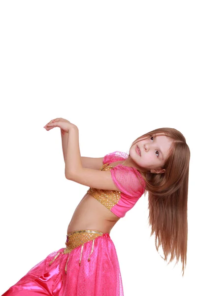 Young belly dancing girl — Stock Photo, Image