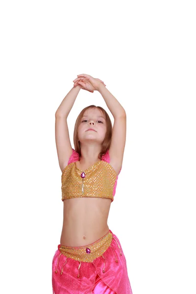 Giovane pancia danza ragazza — Foto Stock