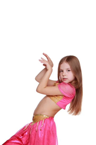 Jeune fille danse du ventre — Photo