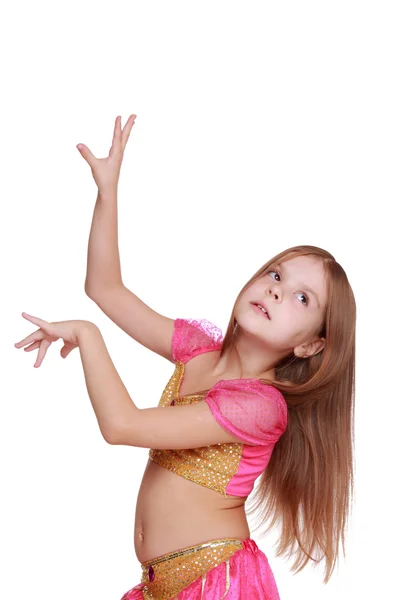 Young belly dancing girl — Stock Photo, Image