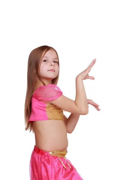 Menina dança do ventre jovem — Fotografia de Stock